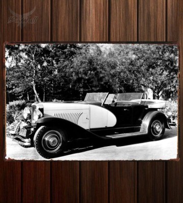 Металлическая табличка Duesenberg J 256 2279 Dual Cowl Phaeton